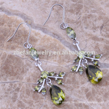 handmade bridal silver earrings jewelry settings with cz stones
Rhodium plated jewelry is your good pick